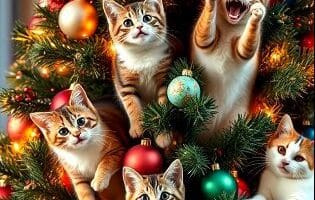 Navidad gatuna