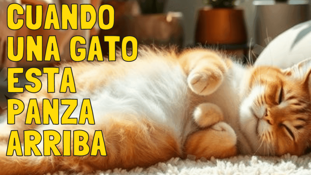 Cuando Los Gatos Están Panza Arriba Indican Que Están A Gusto