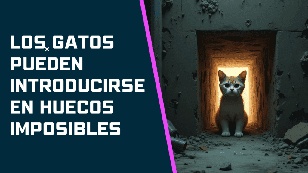 Los Gatos Pueden Introducirse En Huecos Imposibles