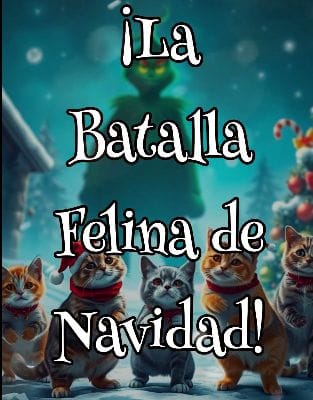Batalla felina de navidad